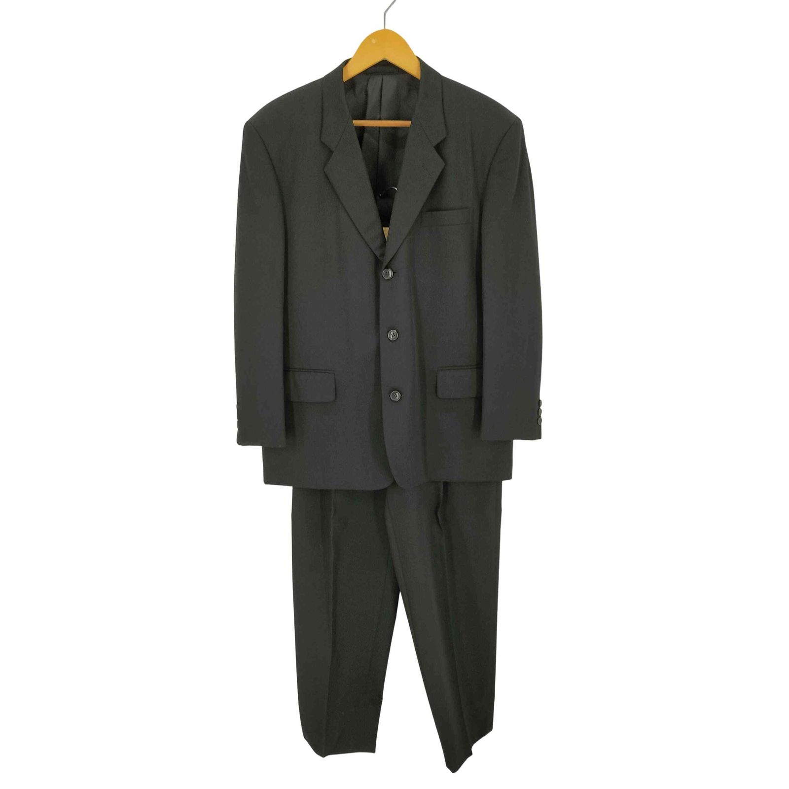 コムデギャルソンオム COMME des GARCONS HOMME 田中オム 3B ウール テーラードジャケット ＆ ウール スラックス セットアップ メンズ TOP：S/PNT：S