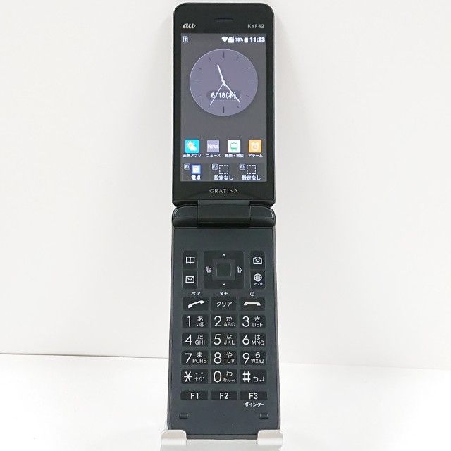 GRATINA KYF42 au ブラック 送料無料 本体 c20842
