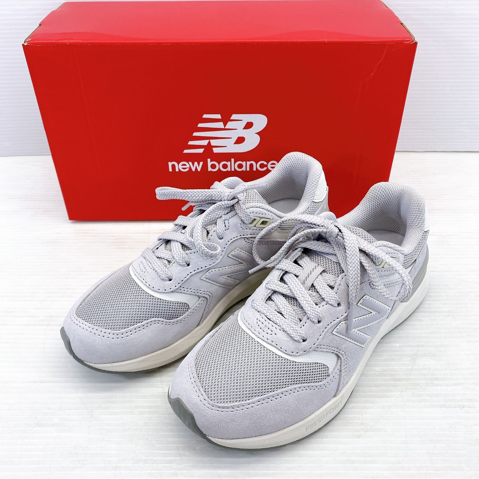 ■ New Balance スニーカー WW880BA7 パールグレー 24.0㎝ 実使用なし ■