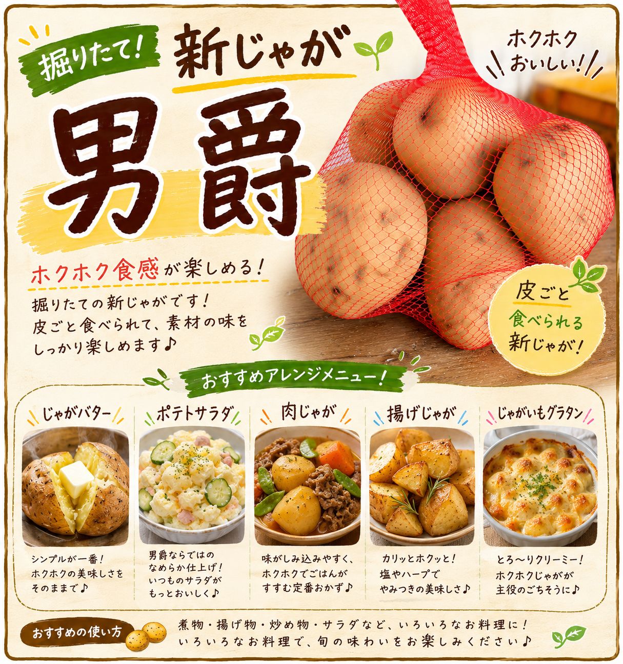 岐阜県産 新じゃが（男爵）約10kg 掘りたて- メルカリ