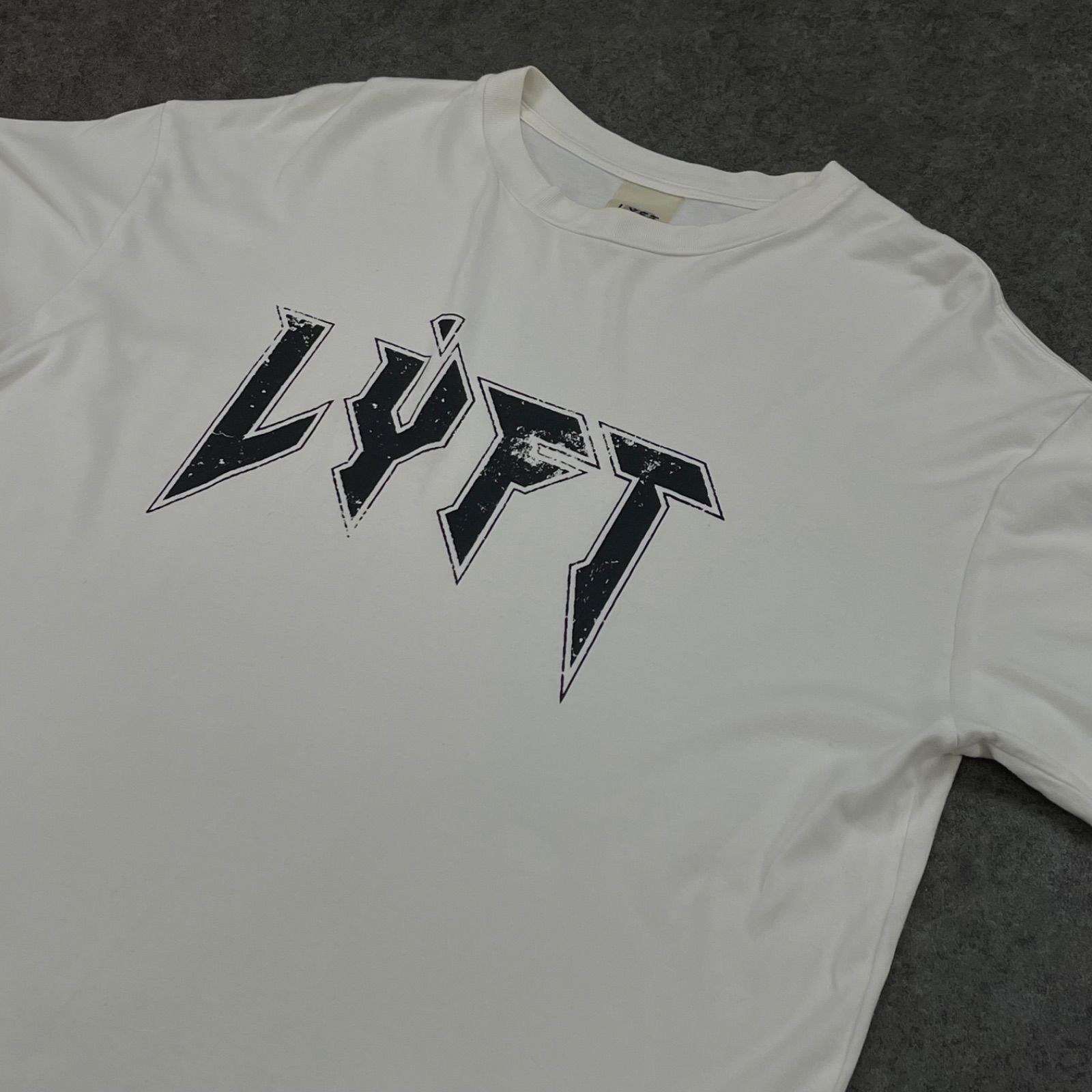 日本製 LÝFT LYFT LONDON PUNK BIG T-SHIRT リフト 半袖 Tシャツ ロゴ
