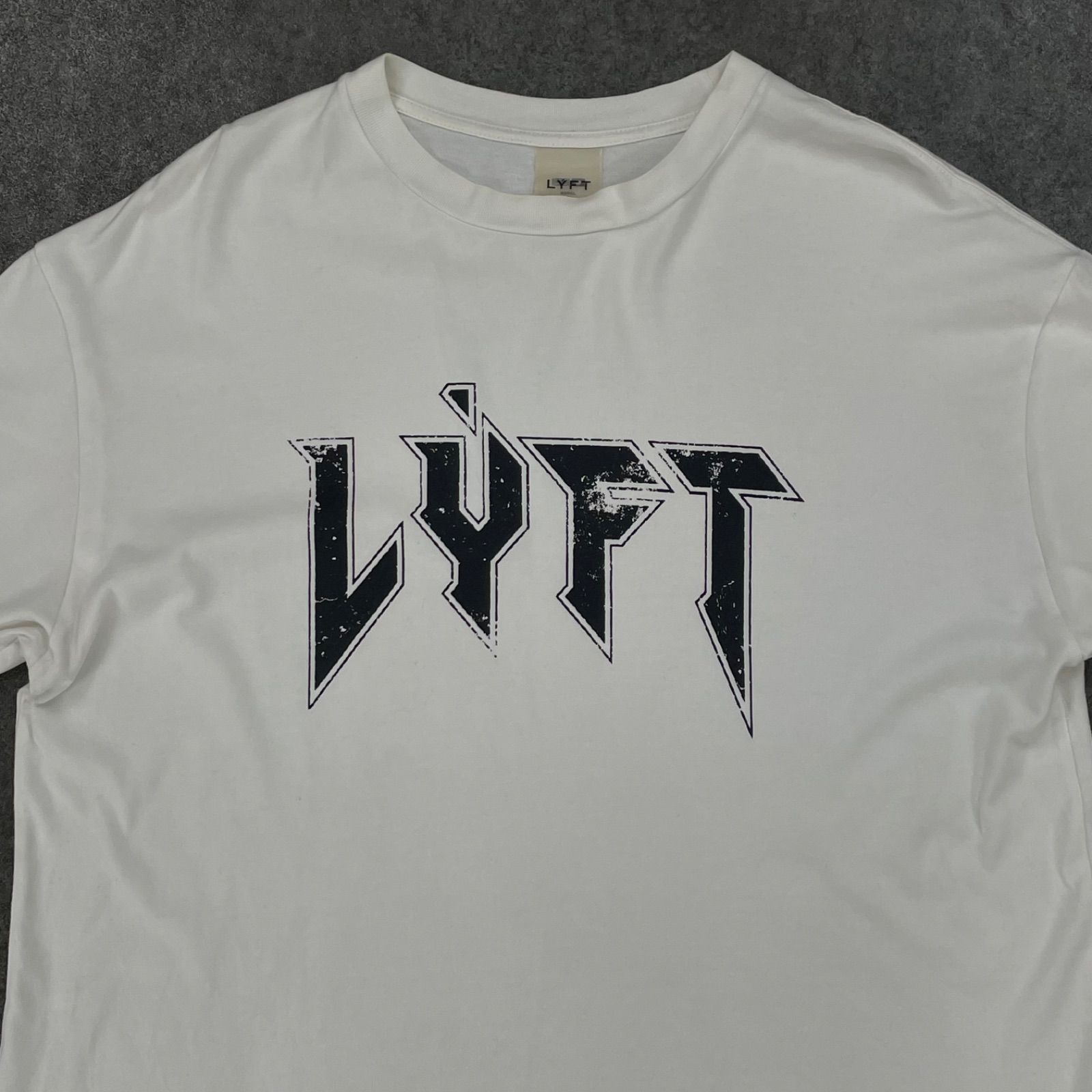 日本製 LÝFT LYFT LONDON PUNK BIG T-SHIRT リフト 半袖 Tシャツ ロゴ