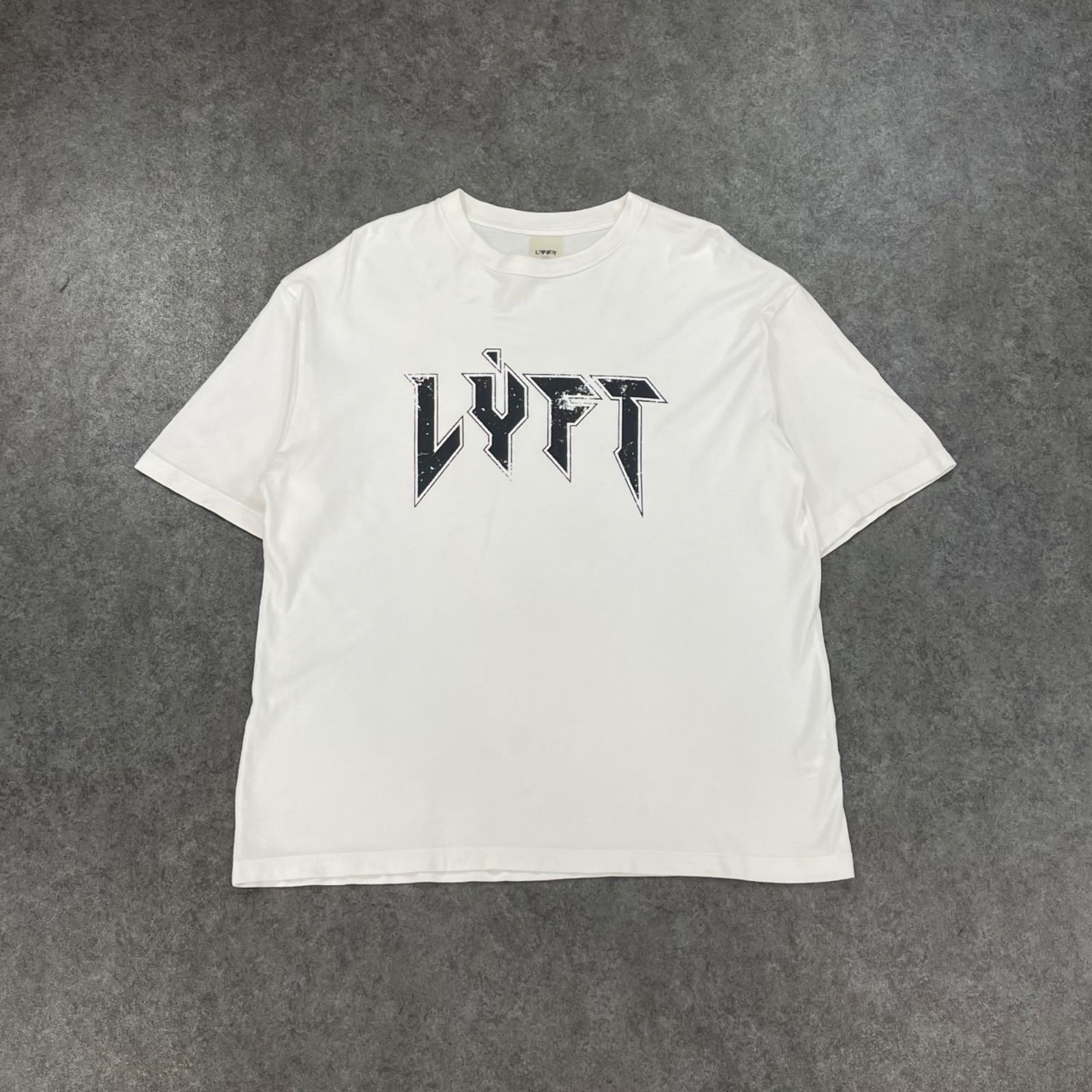日本製 LÝFT LYFT LONDON PUNK BIG T-SHIRT リフト 半袖 Tシャツ ロゴ
