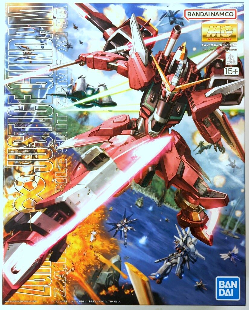 BANDAI SPIRITS MG 1/100 バンダイナムコ版 インフィニットジャスティスガンダム/15+表記