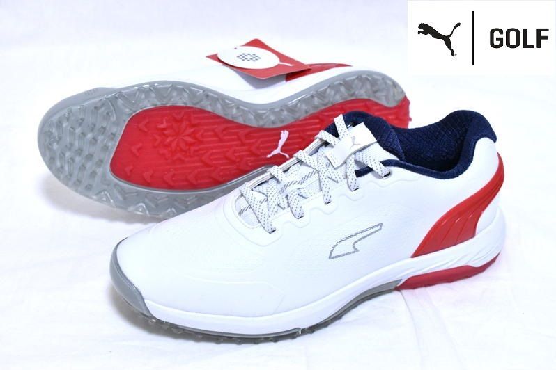 新品 PUMA GOLF アルファキャット ニトロ 26.5cm 378692-02 プーマ ゴルフ スパイクレス ゴルフシューズ