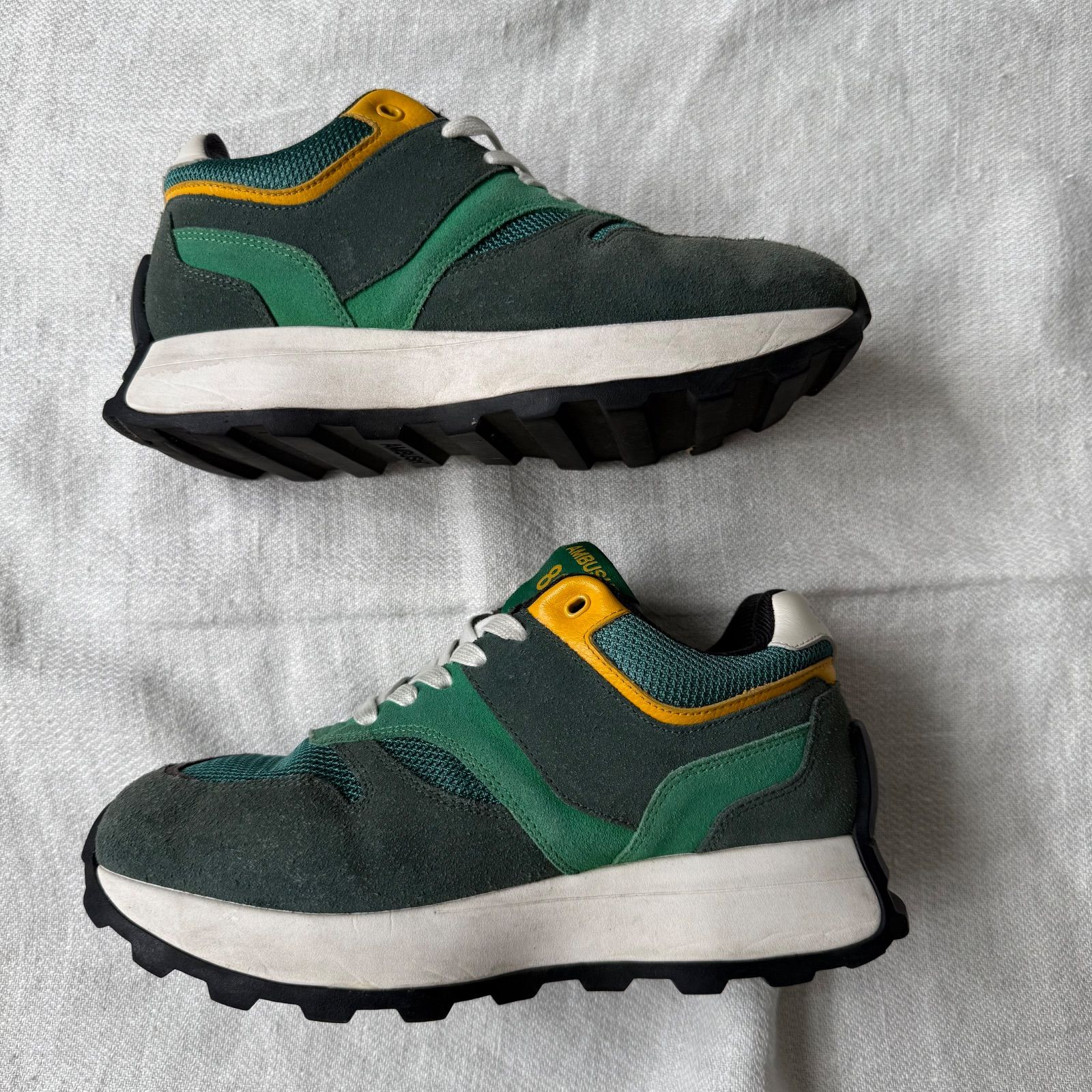 中古 AMBUSH スニーカー アンブッシュ ローカットスニーカー Green 