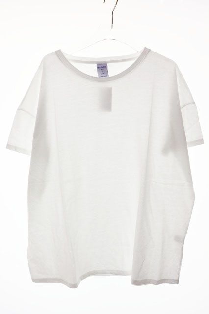 コティディアン Quotidien BIG T-SHIRT WHITE サイズ 2 AV15005 ビッグＴシャツ カットソー 天竺 半袖 ホワイト 白 【ブランド古着ベクトル】【中古】●■260618