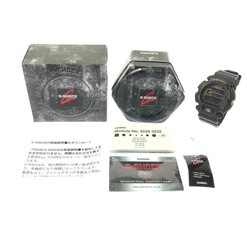 【中古美品】 G-SHOCK ジーショック DW-9052GBX-1A4DR デジタル クォーツ 腕時計 アクセサリー 【196-260618-rt-11-tagh】