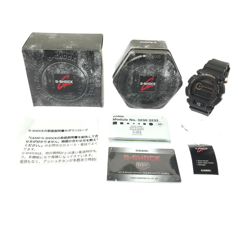 【中古美品】 G-SHOCK ジーショック DW-9052GBX-1A4DR デジタル クォーツ 腕時計 アクセサリー 【196-260618-rt-12-tagh】