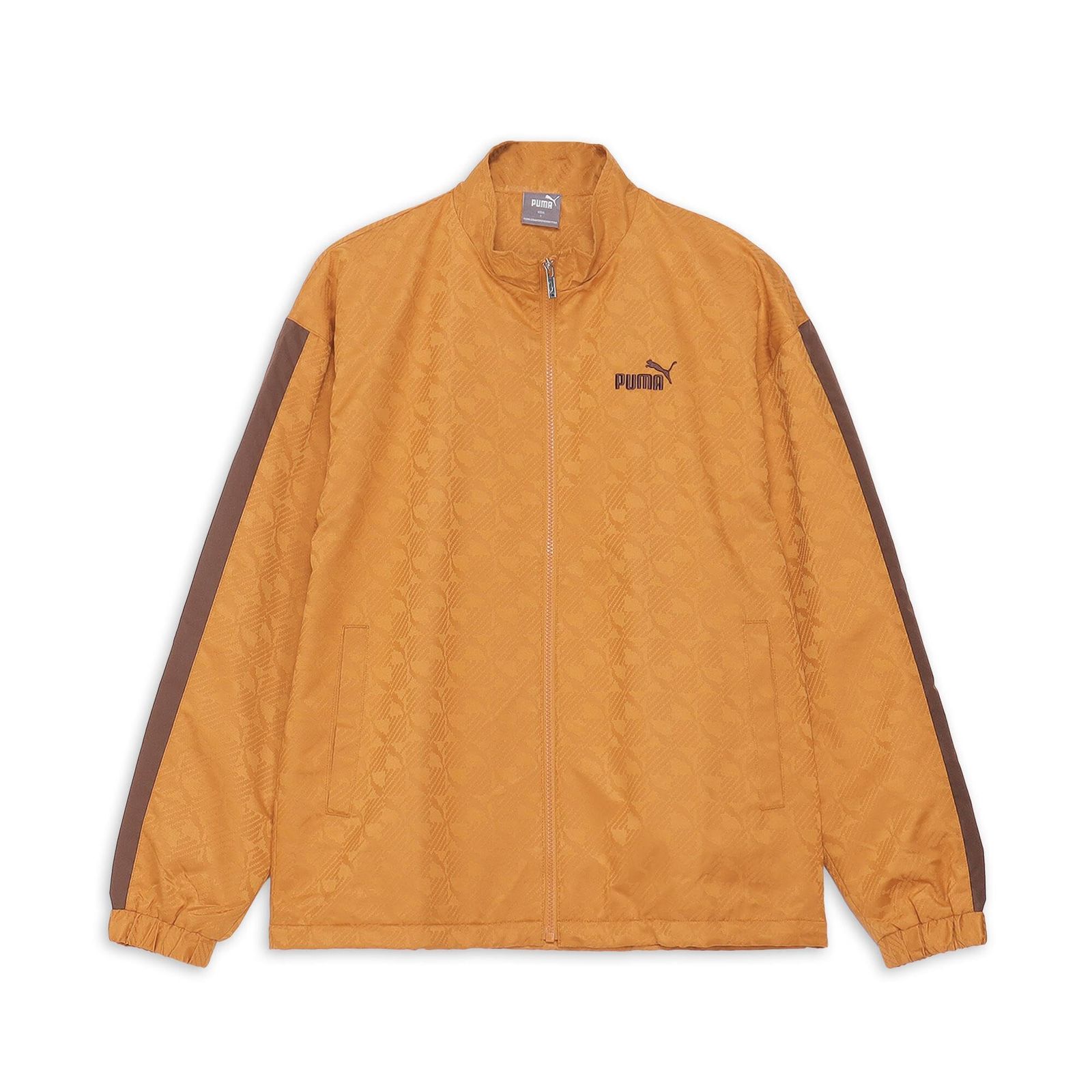 PUMA(プーマ) ブルゾン ジャケット 防風 ワンライン CORE HERITAGE ウーブン ラインド トラックジャケット 683581 メンズ 24年秋冬カラー キャラメルラテ(64) [24年秋冬カラー キャラメルラテ(64)] [XL]