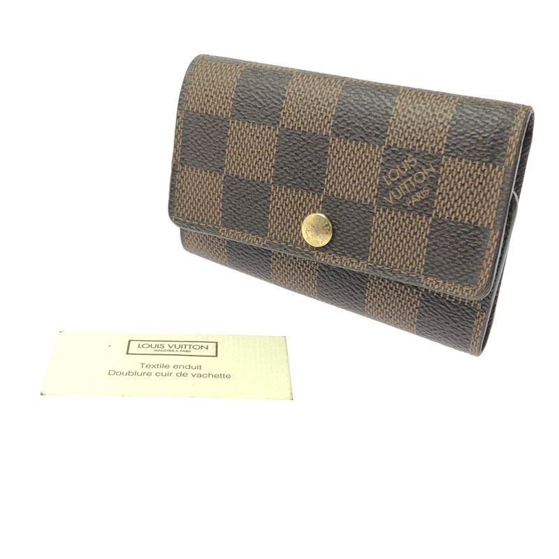 【中古品】 LOUIS VUITTON ルイ・ヴィトン DAMIER KEY CASE MULTICLES 6 N62630 ダミエ キーケース ミュルティクレ 6 【179-260618-rt-05-tagh】