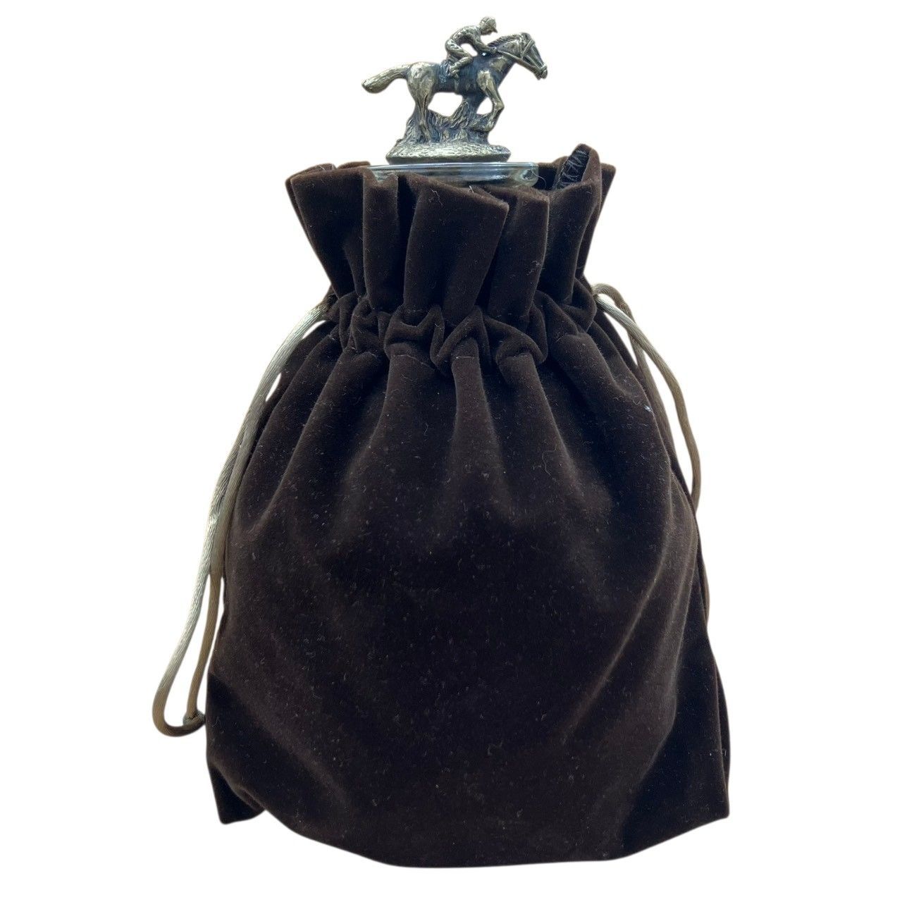 ☆【ヴィンテージ】Blanton's 馬の騎手付きボトル 空瓶 巾着袋付き