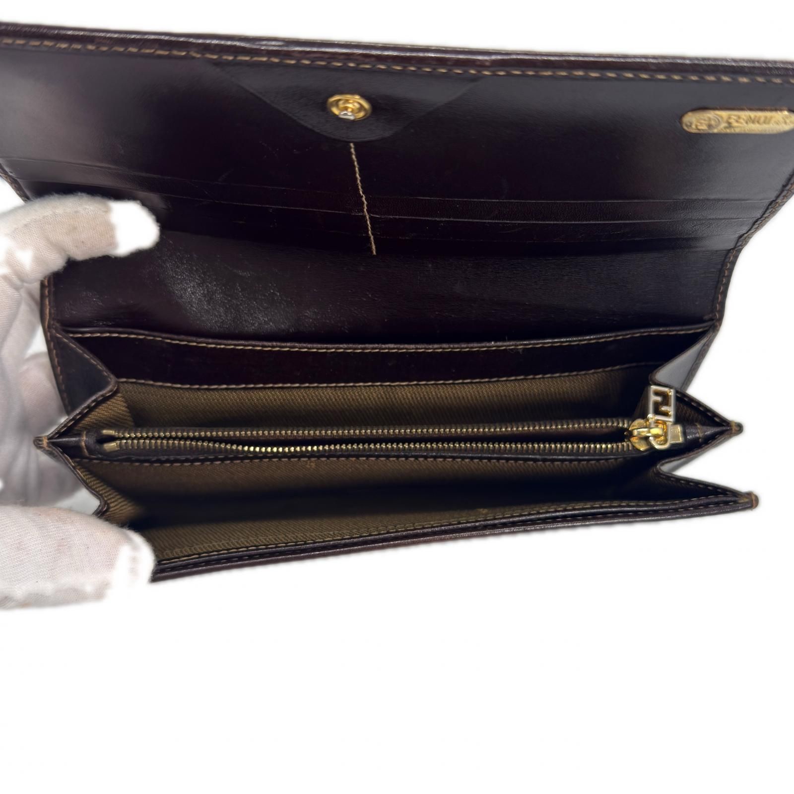 FENDI フェンディ 30851 長財布 088 2266 ファッション小物 ブラウン 