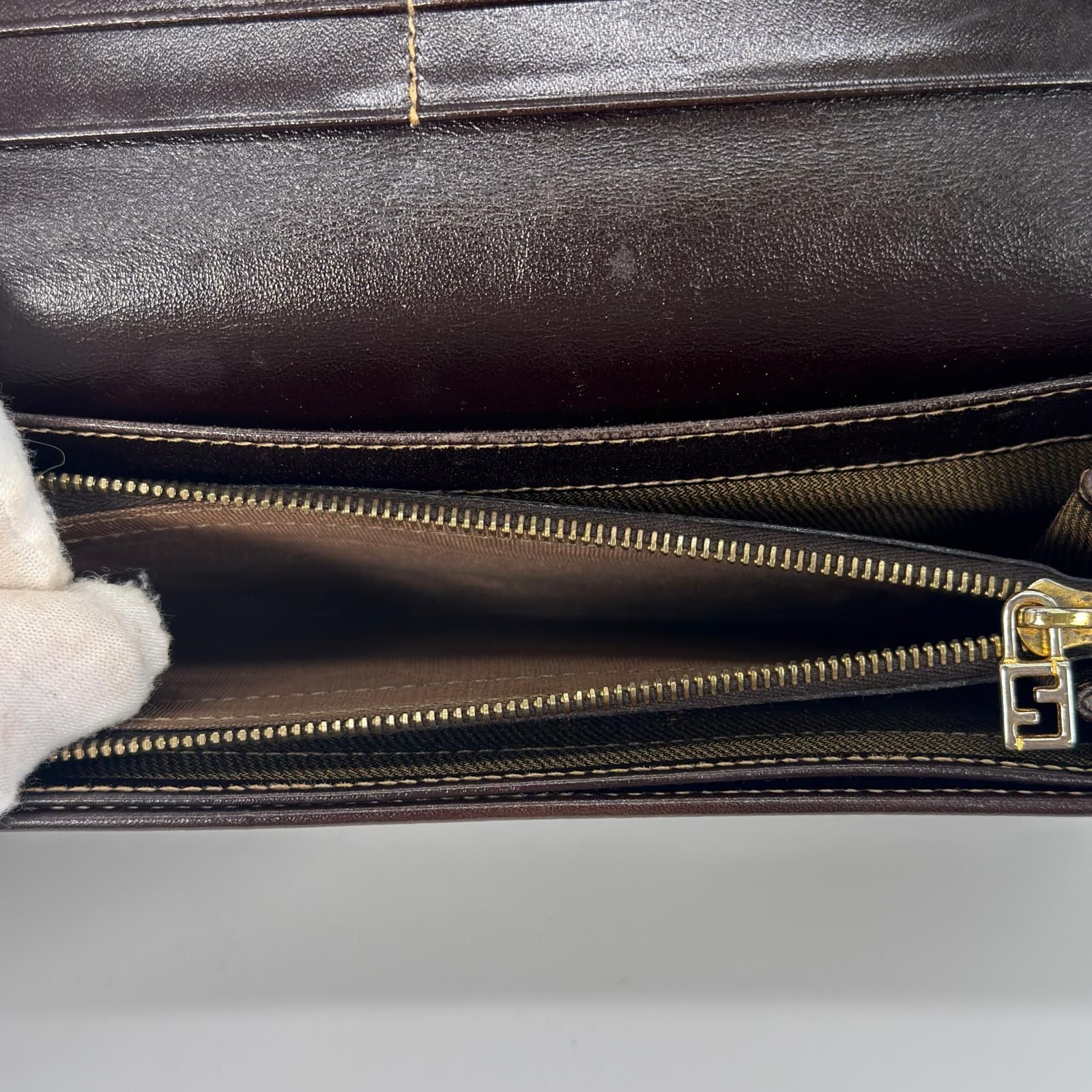 FENDI フェンディ 30851 長財布 088 2266 ファッション小物 ブラウン 