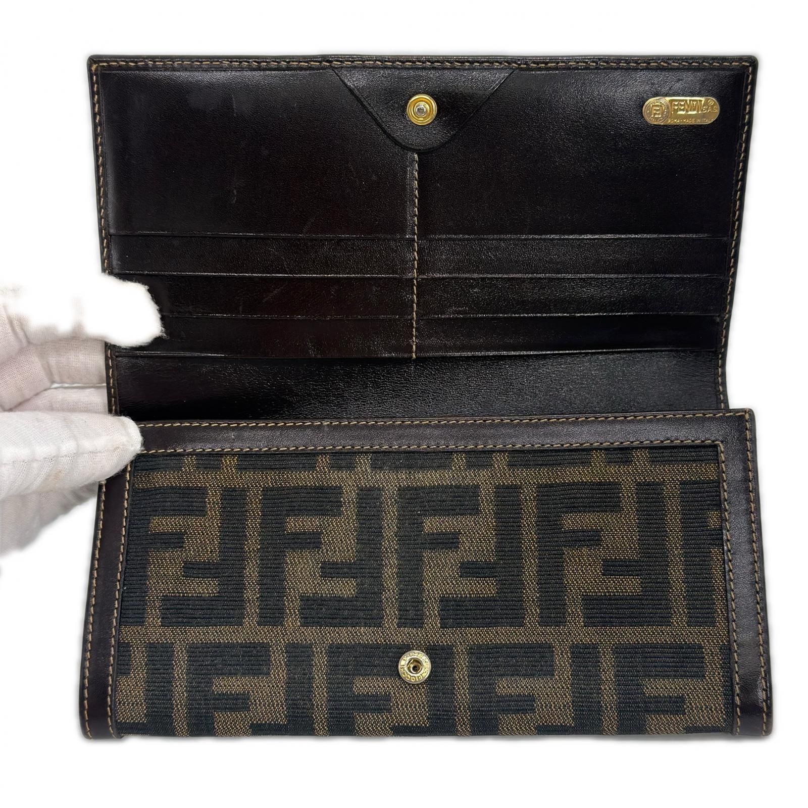 FENDI フェンディ 30851 長財布 088 2266 ファッション小物 ブラウン 