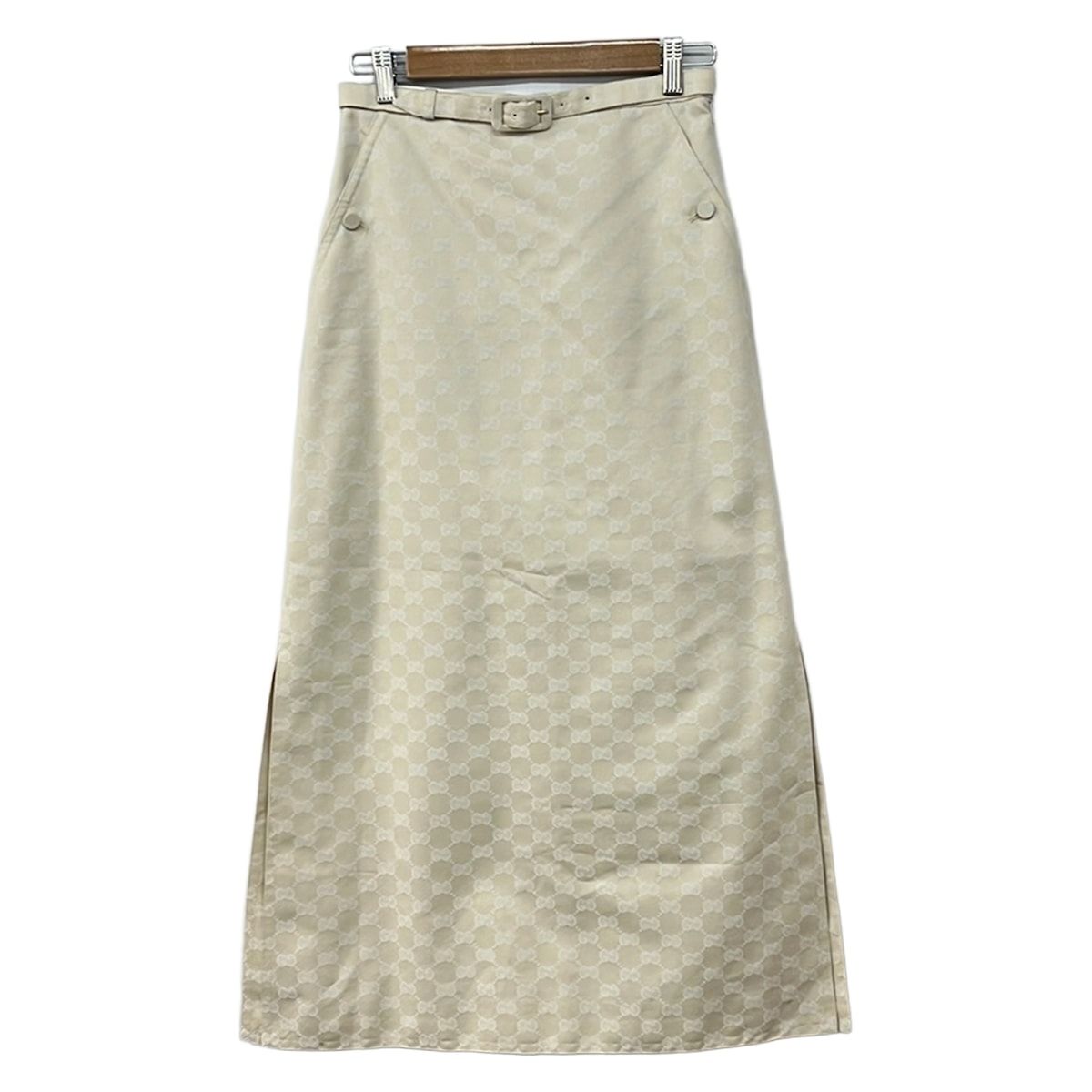 GUCCI アイボリー タイトスカート 38 GUCCI(グッチ) ロングスカート サイズ38 S レディース美品 - 788911
