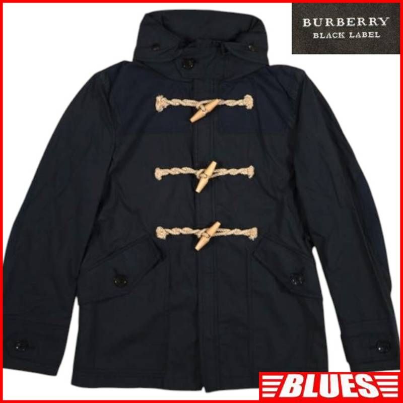 BURBERRY BLACK LABEL 廃盤 ダッフルコート M ネイビー バーバリーブラックレーベル メンズ コートサイズM一覧←SEULB屋着古← SJ354
