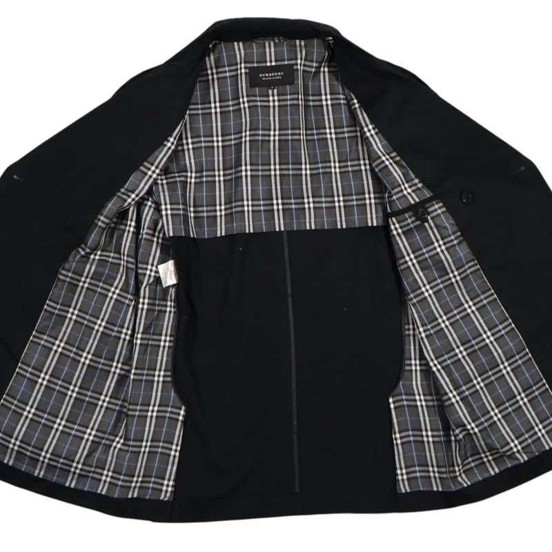 BURBERRY BLACK LABEL 廃盤 Pコート バーバリーブラックレーベル M 黒