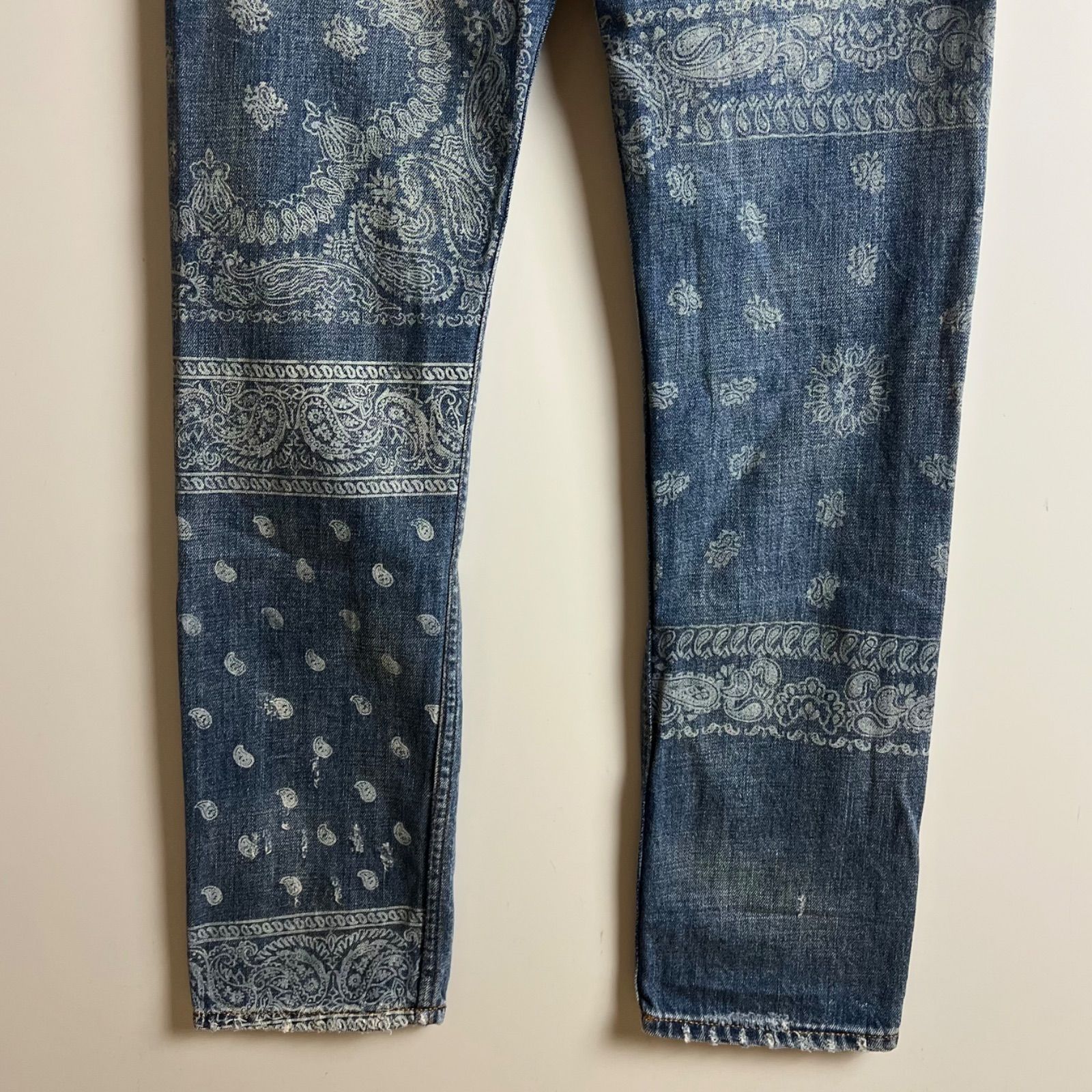 あRalph Lauren デニムサプライ クラスト クラッシュ デニム DENIM&SUPPLY RALPH LAUREN boyfriend crush paisley denim pants 24