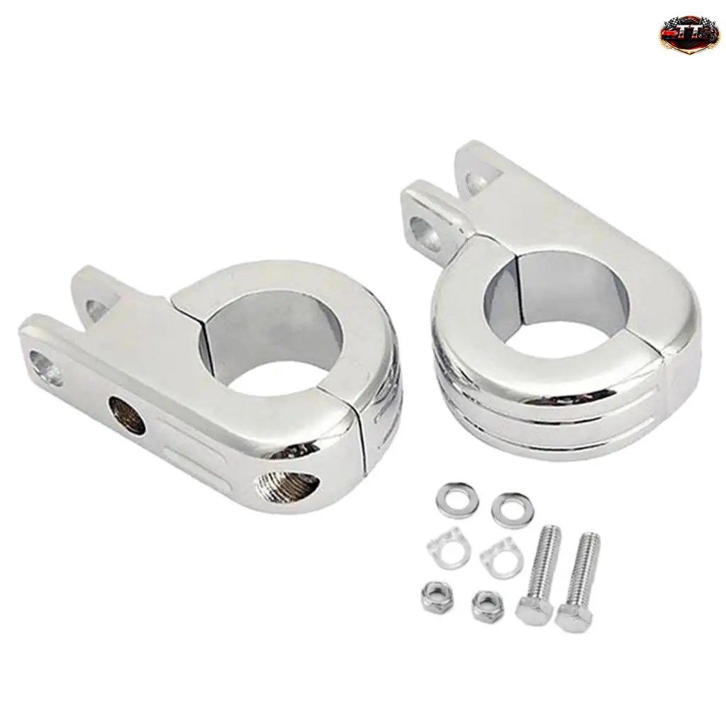 38mmフットペグマウントクランプハイウェイフットレストシステムモーターサイクルアクセサリーキットエンジンガード