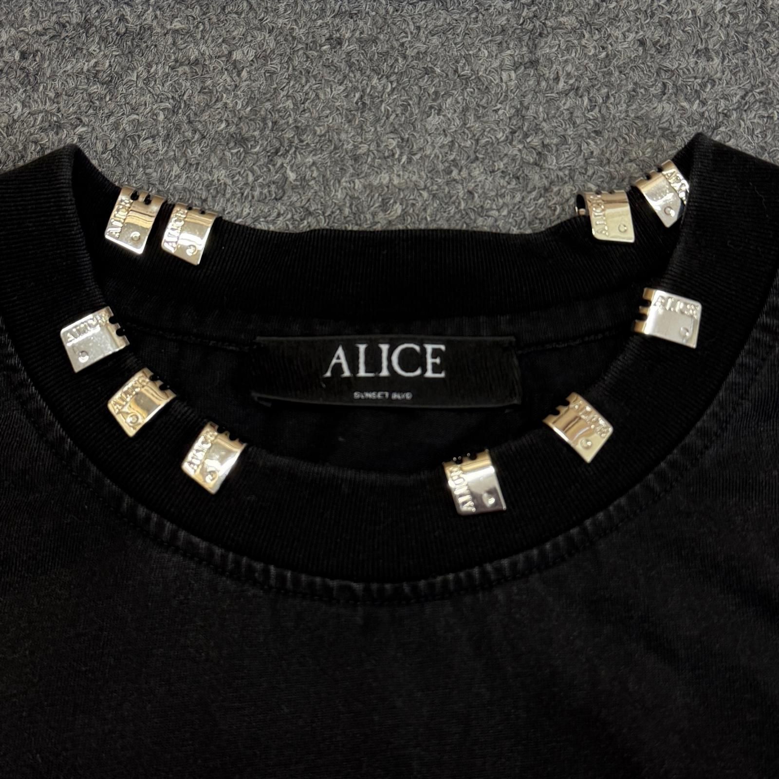 ALICE HOLLYWOOD × NUBIAN MOTO COUTURE SS T-SHIRT ロゴプリントT