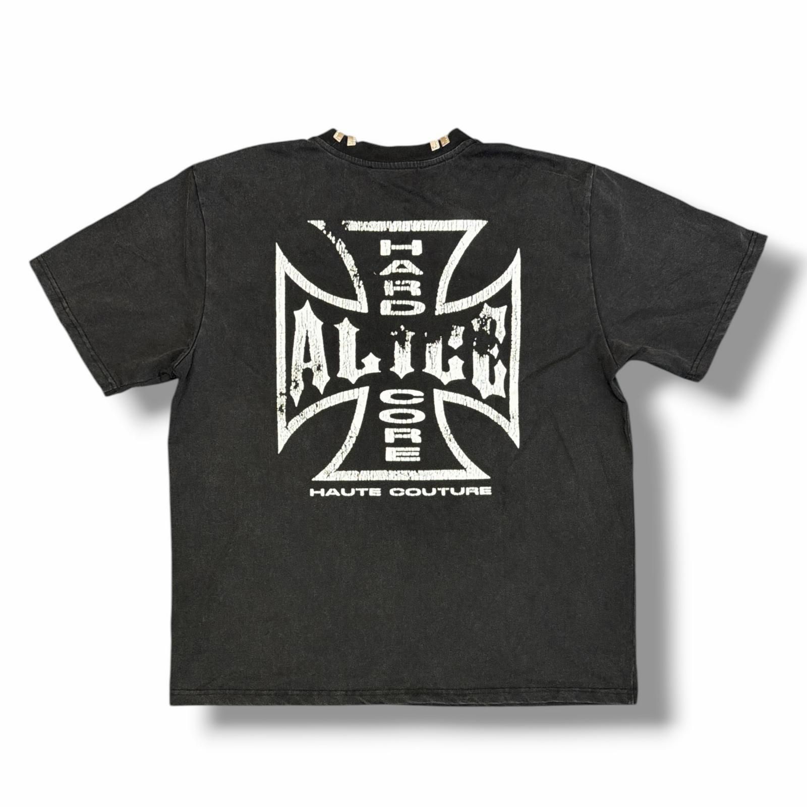 ALICE HOLLYWOOD × NUBIAN MOTO COUTURE SS T-SHIRT ロゴプリントT