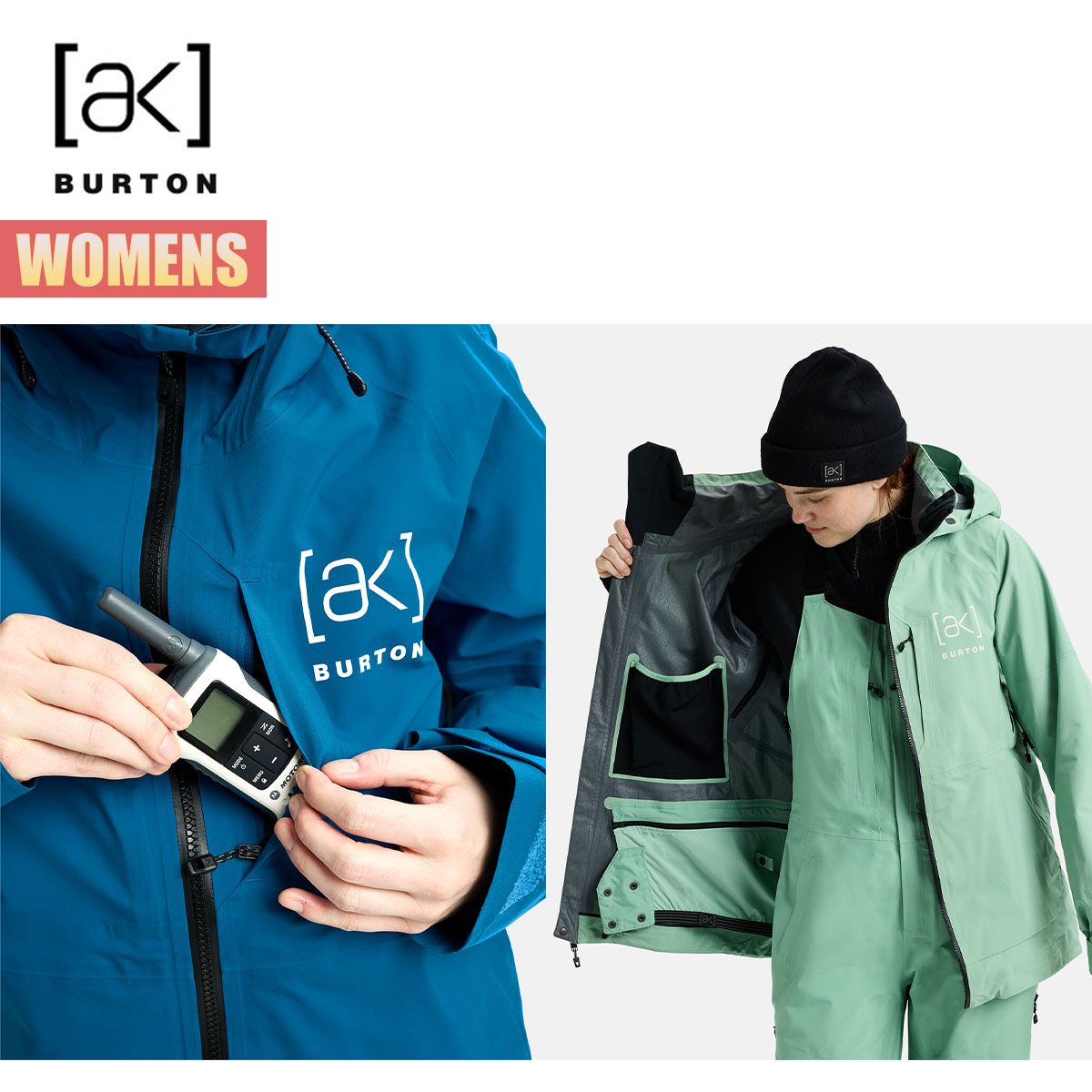 バートン スノーボードウェア レディース ジャケット 25-26 Burton [ak