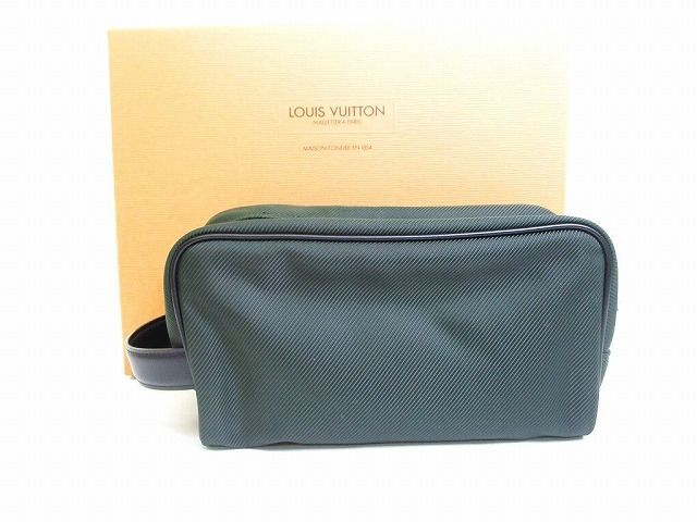 ルイヴィトン LOUIS VUITTON タイガ レザー パラナ セカンドバッグ ハンドバッグ トラベルケース ポーチ メンズ 【新品同様】