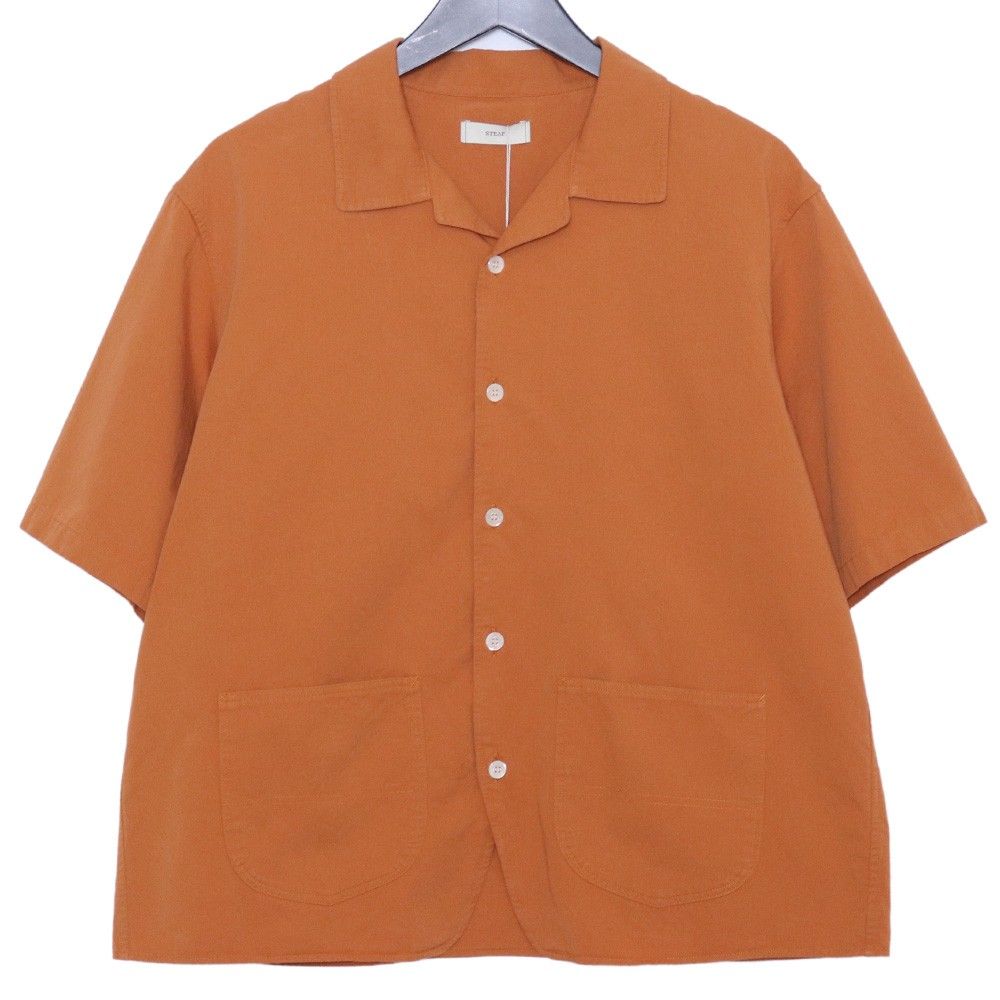 未使用 STEAF RADIANCE WORK SHIRT Lサイズ キーパーベージュ S26SS-SH04