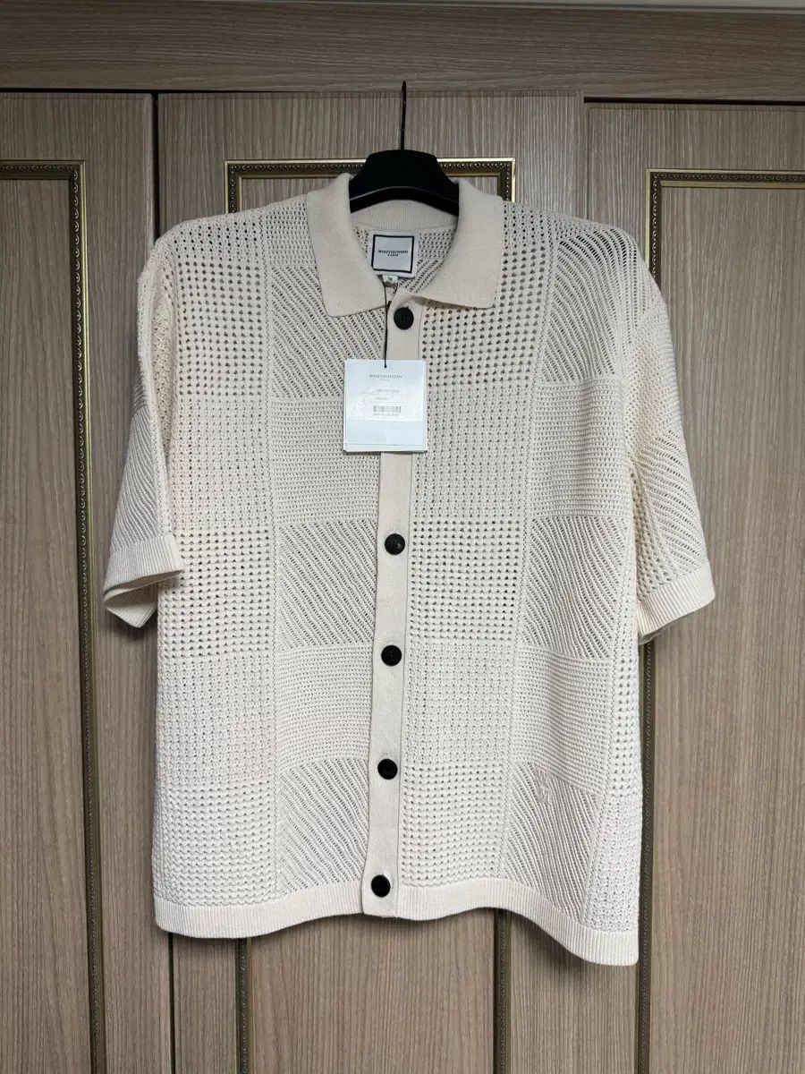 ウーヨンミ(WOOYOUNGMI) 25SS クロシェ ショートスリーブ カーディガン
