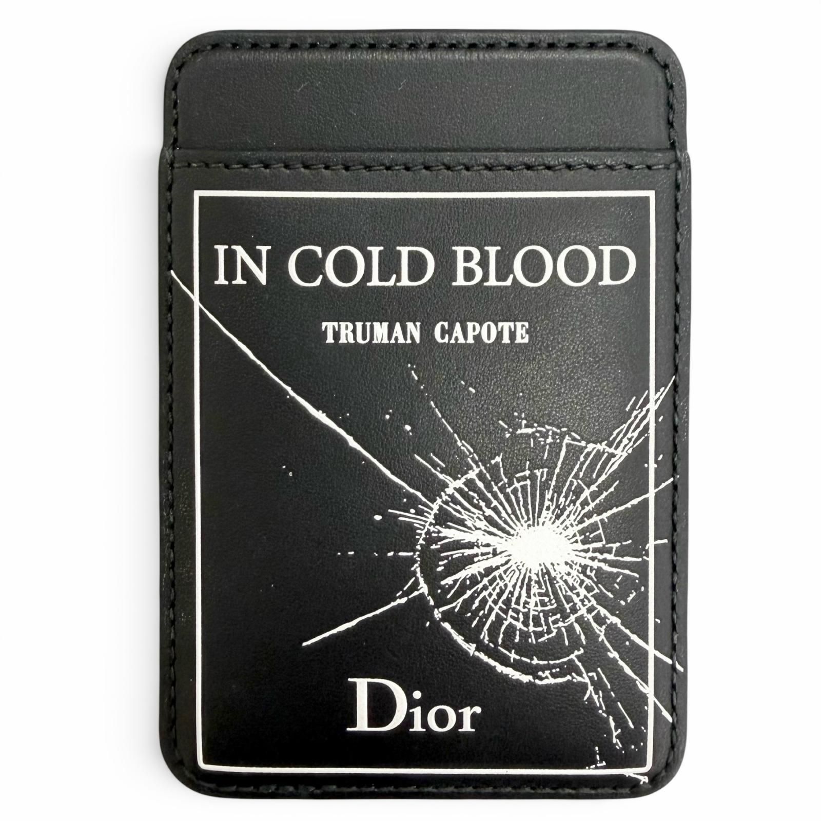 極美品△DIOR ディオール 2BTCH207GUU 2026年サマー コレクション 冷血 In Cold Blood バイフォールド マグネット カードホルダー 現行品