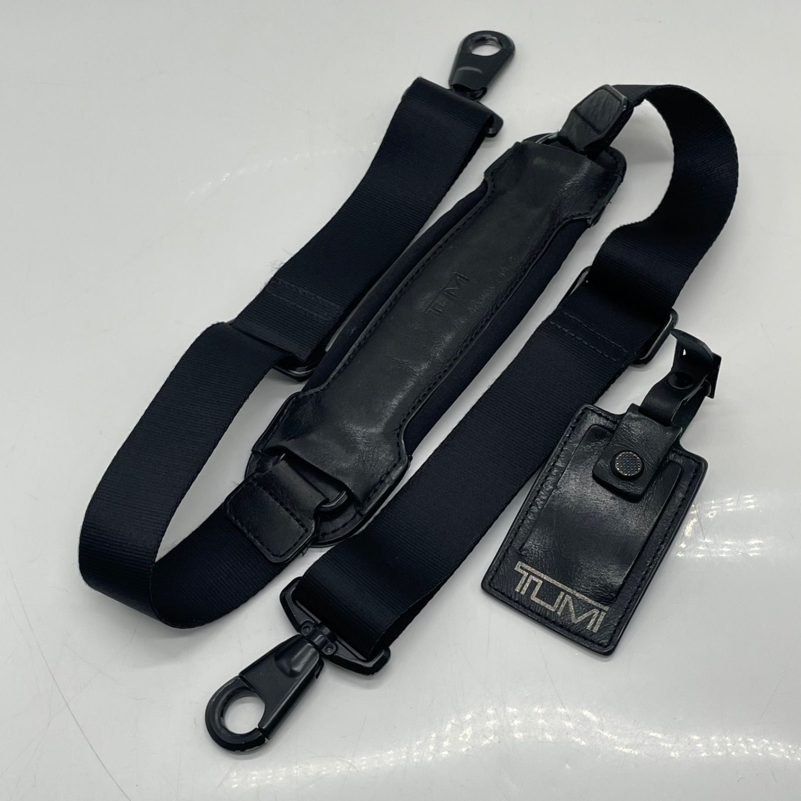 KO4363○TUMI ショルダーストラップ ネームタグ付き ショルダーベルト 