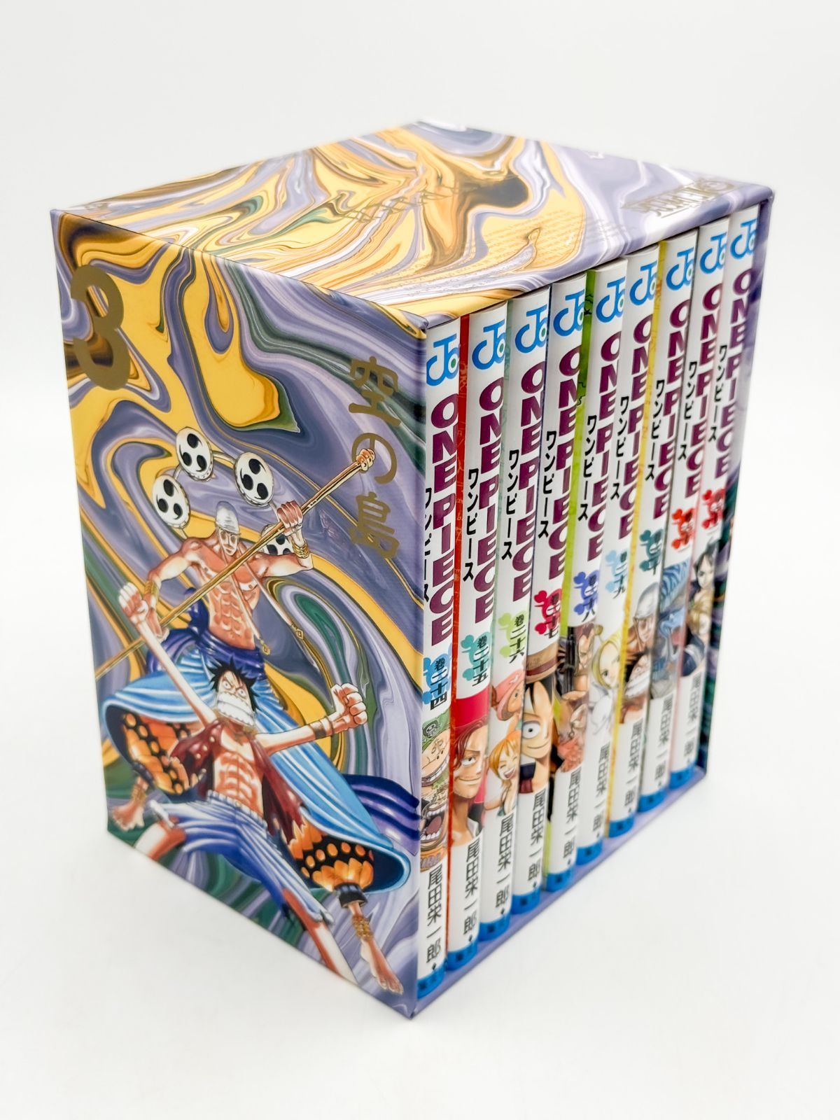 未開封収納BOX付き❗️ワンピース1〜90巻9 BOXセット 尾田栄一郎 ワンピース ONE PIECE 空島編 コミック収納BOXセット - メルカリ