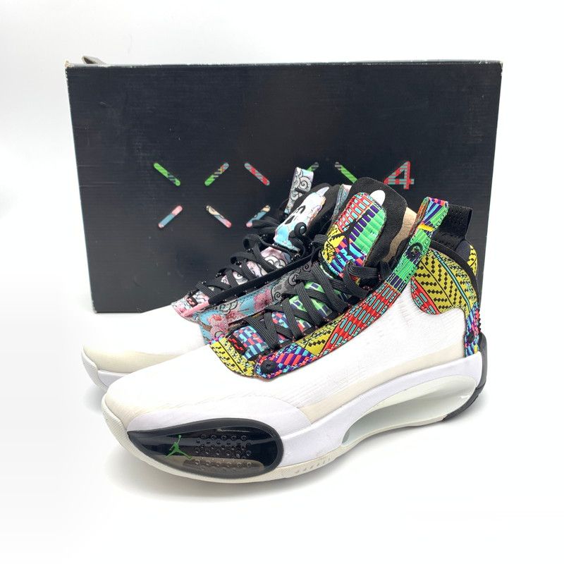 中古美品】 NIKE ナイキ DA1900-900 AIR JORDAN 34 PE ”RUI HACHIMURA