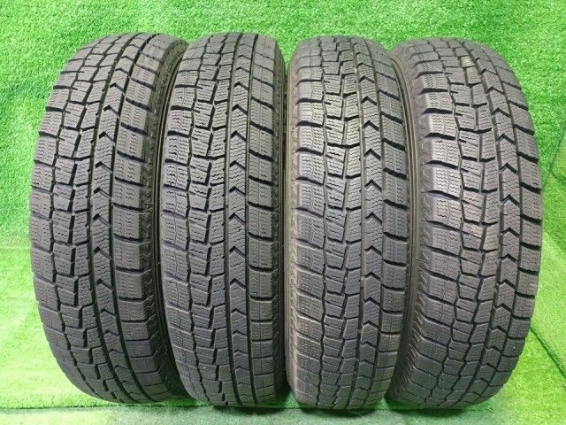 DUNLOP スタッドレス ダンロップ ウィンターマックスWM02 145/80R13 4本 2本6ミリ 2本7ミリ
