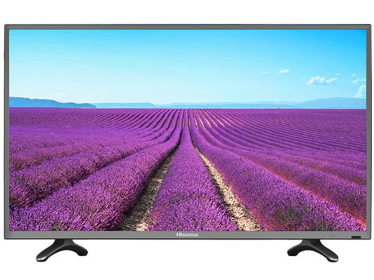 【動作確認済】【中古】本体・リモコンのみ ハイセンス 32V型 液晶テレビ ハイビジョン HS32K225 ブラック系