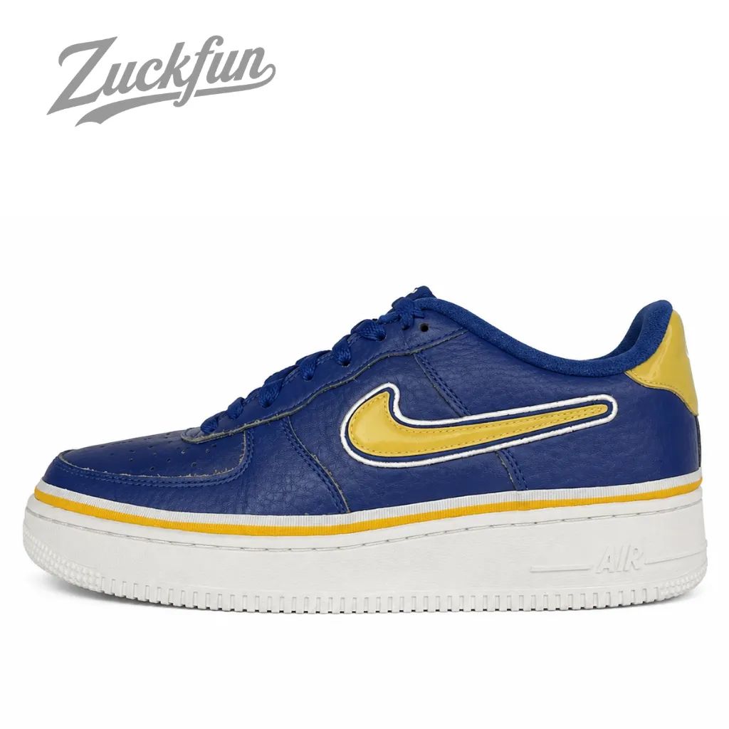 NIKE AIR FORCE 1 LOW NBA WARRIORS エア フォース 1 ローカット ブルー イエロー メンズ ナイキ スニーカー 25 cm U08874