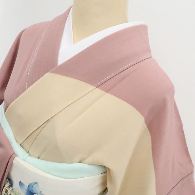 新品・夏付下げ】紗 夏着物 正絹 仕付け糸付き トールサイズ tomihisa