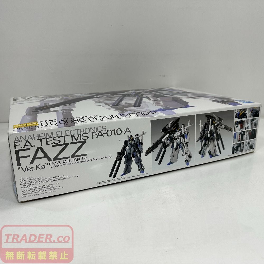 07w1866☆ MG 1/100 FAZZ Ver.Ka(カトキハジメ) FA-010-A ガンダム