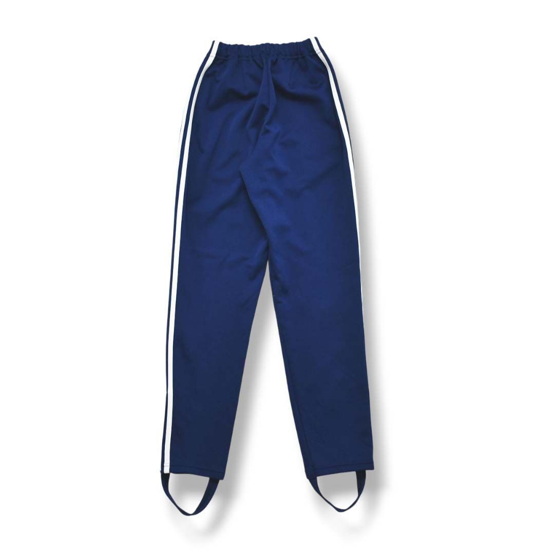 70s 80s 2号 紺×白  vtg ジャージ パンツ デサント デサント製】 80s ヴィンテージ アディダス adidas ADS－4F トラック