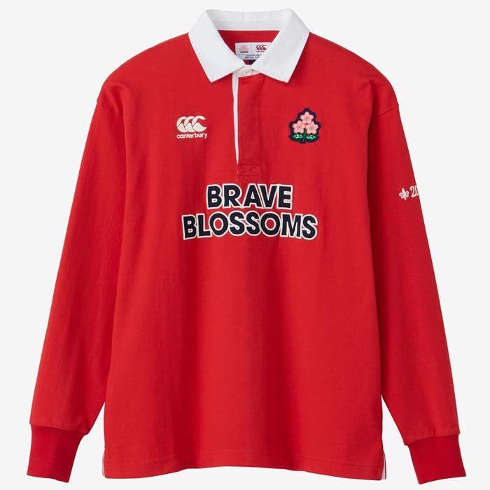 [カンタベリー] JAPAN L/S RUGBY JERSEY ジャパンロングスリーブラグビージャージ 65_レッド 3L [65_レッド] [3L]