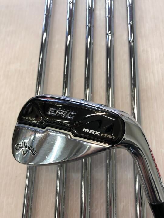 キャロウェイ　EPIC MAX FAST　NSプロ Zelos 7　Sフレックス　アイアンセット　中古　ゴルフドゥ！NEXT昭島武蔵野店【最短即日発送】