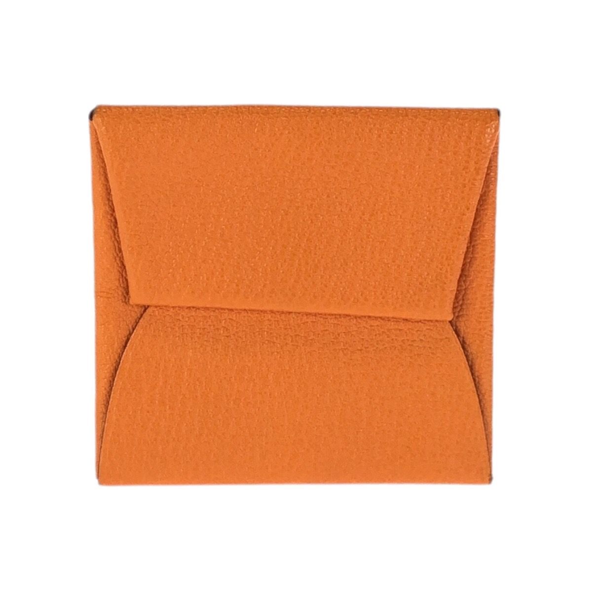 美品 HERMES エルメス バスティア フー オレンジ シルバー金具