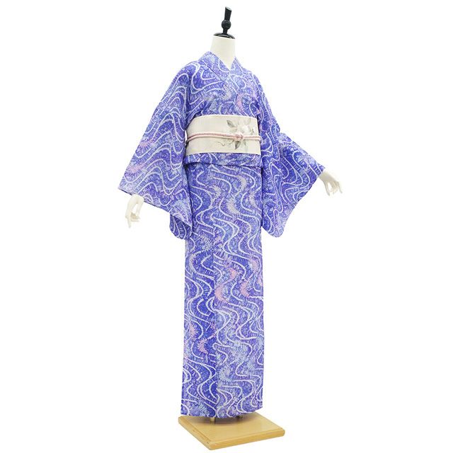 新古品】 有松 浴衣 本場有松鳴海絞り 夏物 未使用 ゆかた 絞り 木綿