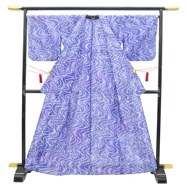 新古品】 有松 浴衣 本場有松鳴海絞り 夏物 未使用 ゆかた 絞り 木綿