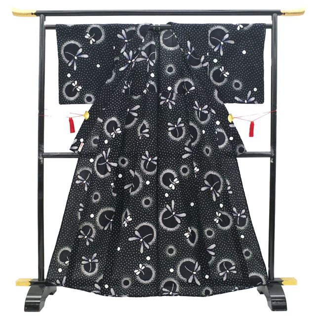中古】 有松 浴衣 本場有松鳴海絞り 夏物 リサイクル ゆかた 絞り 木綿