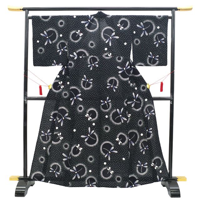 中古】 有松 浴衣 本場有松鳴海絞り 夏物 リサイクル ゆかた 絞り 木綿
