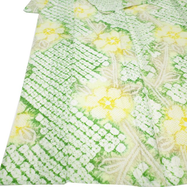 新古品】 有松 浴衣 本場有松鳴海絞り 夏物 未使用 ゆかた 絞り 木綿