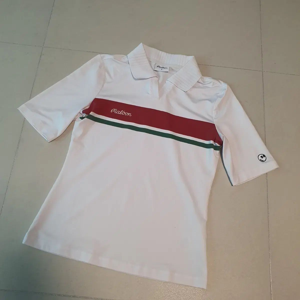 マルボンゴルフ レディース 半袖 カラーTシャツ 白 S