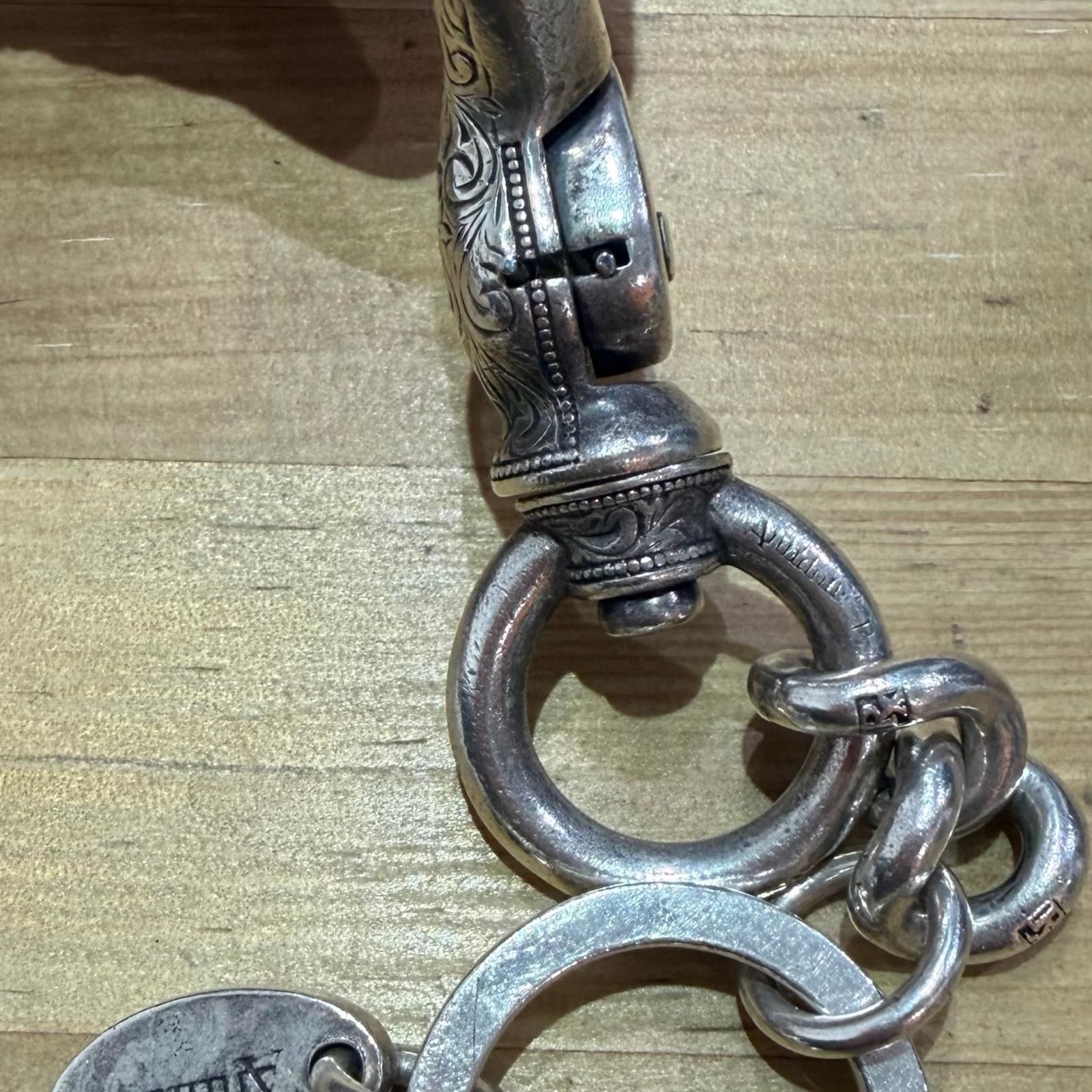参考上代159500円 ANTIDOTE BUYERS CLUB Engraved Classic Key Chain